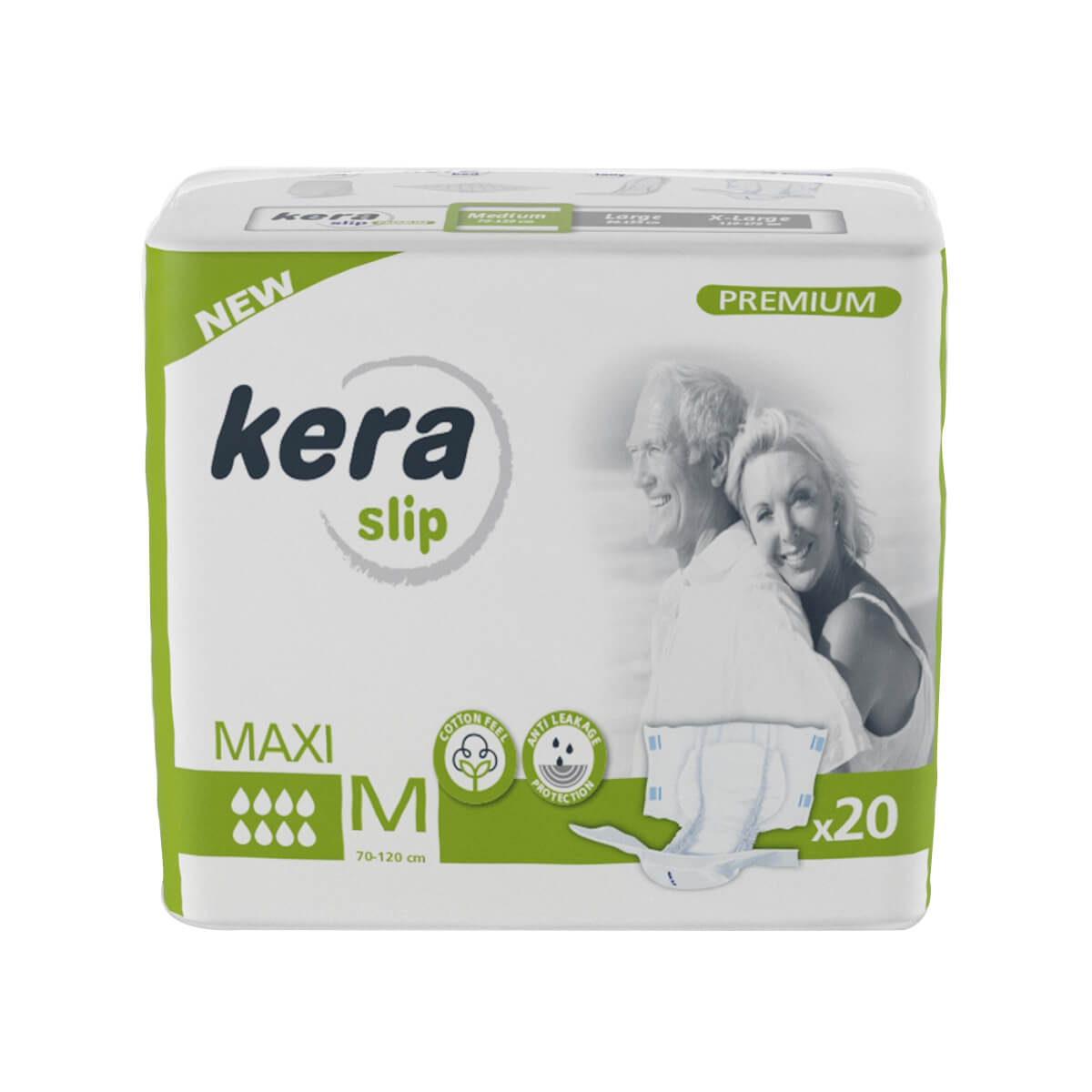 Πανες ακρατειας Kera Slip Medium Maxi (Νυχτος) 20 τεμαχιων Πανες ακρατειας Kera Slip Medium Maxi (Νυχτος) 20 τεμαχιων