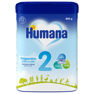 Humana 2 γάλα 2ης βρεφικής ηλικίας, μετά τον 6ο μήνα, 800gr ( NEO – MY PACK)