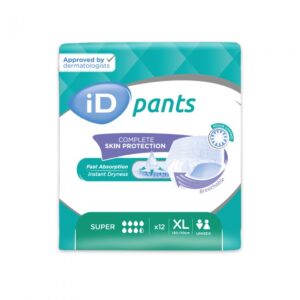 Πανα βρακακι ID pants Super X-Large 12 τεμαχιων  (Νυχτός)