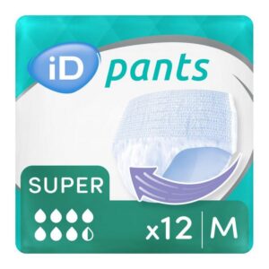 Πανα βρακακι ID pants Super Medium 12 τεμαχιων (Νυχτός)