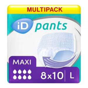 Πανα βρακακι ID pants Maxi Large 8X10 τεμαχιων (Super Νυχτός)