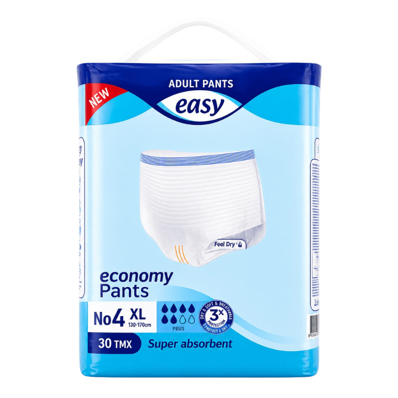 Πανα βρακακι easy pants Plus X-Large 30 τεμαχιων x 4 ( 120 τμχ) Πανα βρακακι easy pants Plus X-Large 30 τεμαχιων x 4 ( 120 τμχ)