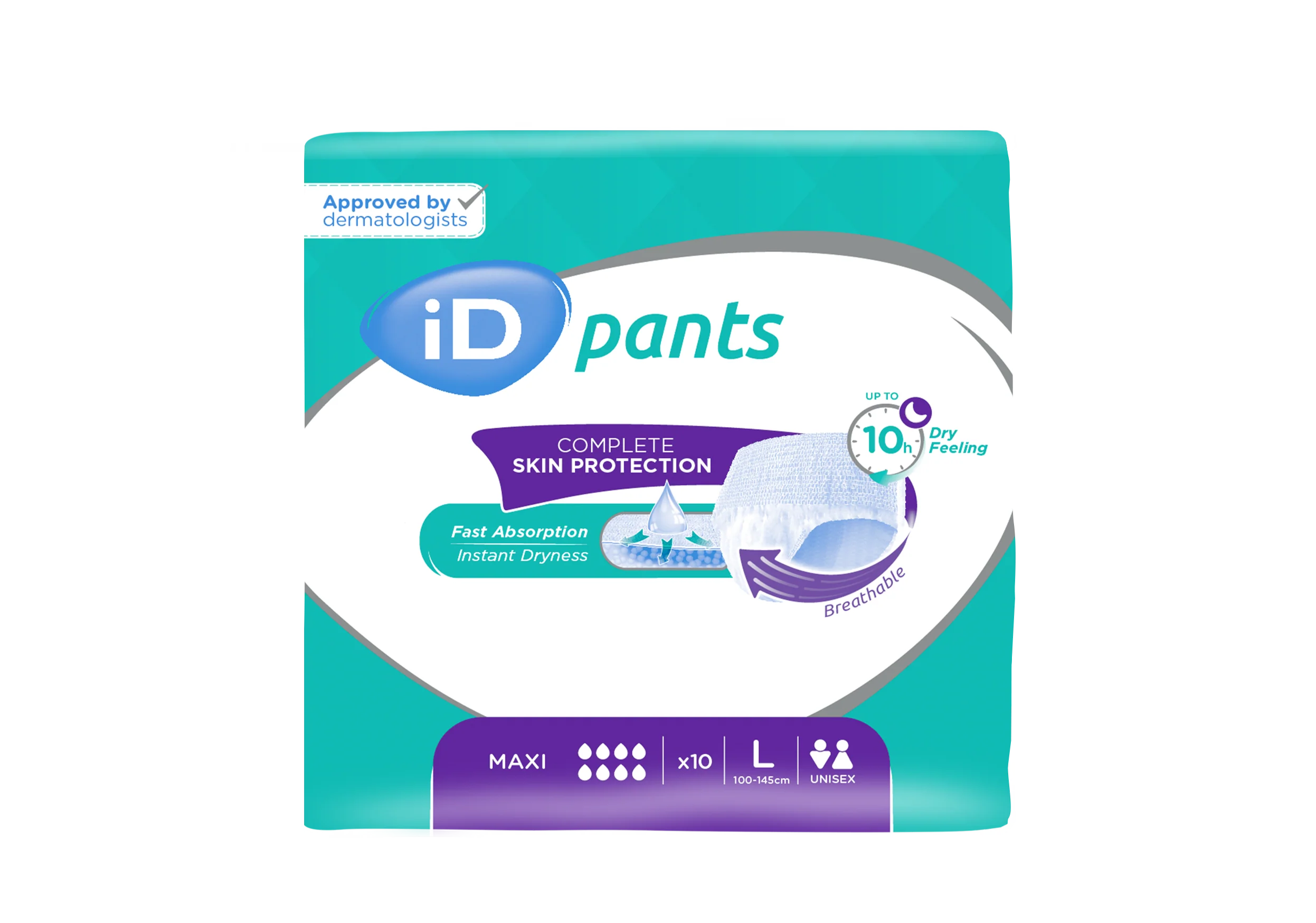 iD Sensitive Pants Maxi N4 Large 10TMX X 8PAK iD Sensitive Pants Maxi N4 Large 10TMX X 8PAK