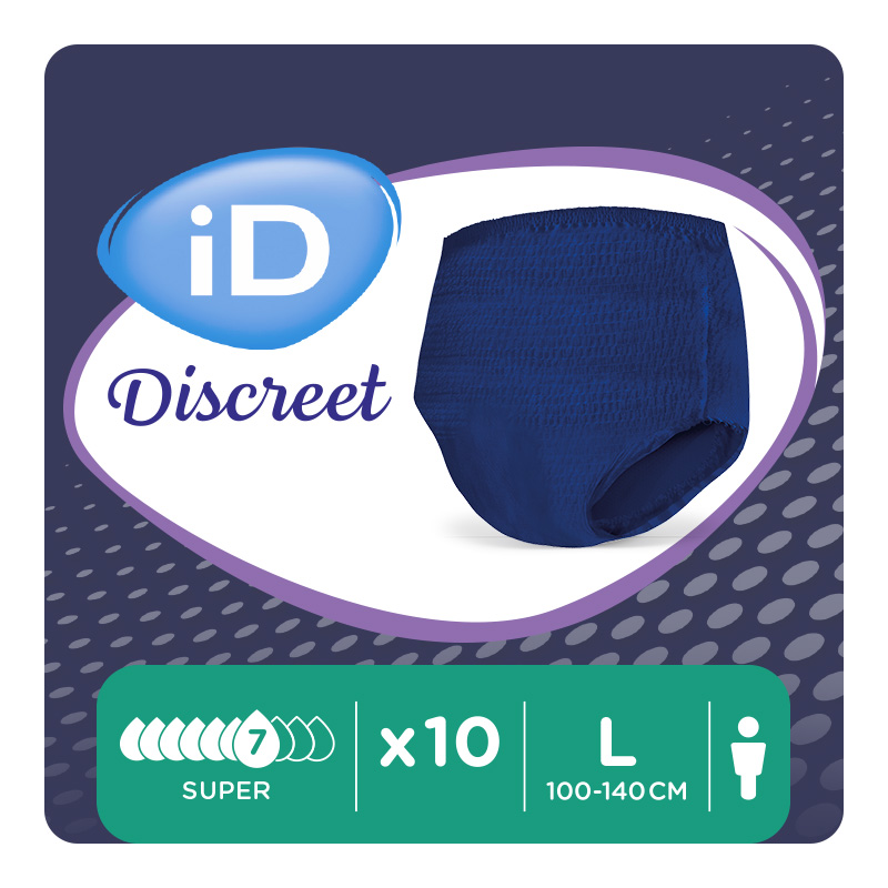 iD Pants Men Navy Super N2 Large 10τμχ (8 πακ./κιβ.) iD Pants Men Navy Super N2 Large 10τμχ (8 πακ./κιβ.)