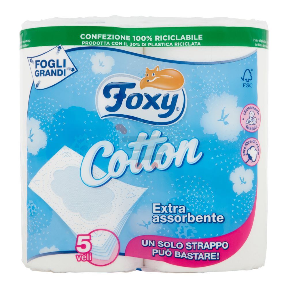 Foxy Foxy Cotton X.Y. 4 ΡΟΛΛΑ (14 συσκ/κιβ)