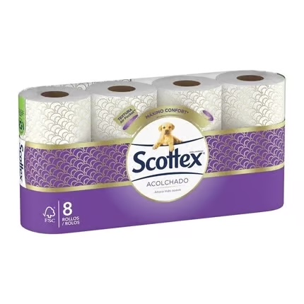 SCOTTEΧ ΜEGA TP Χαρτί Υγείας 8 Ρολλά