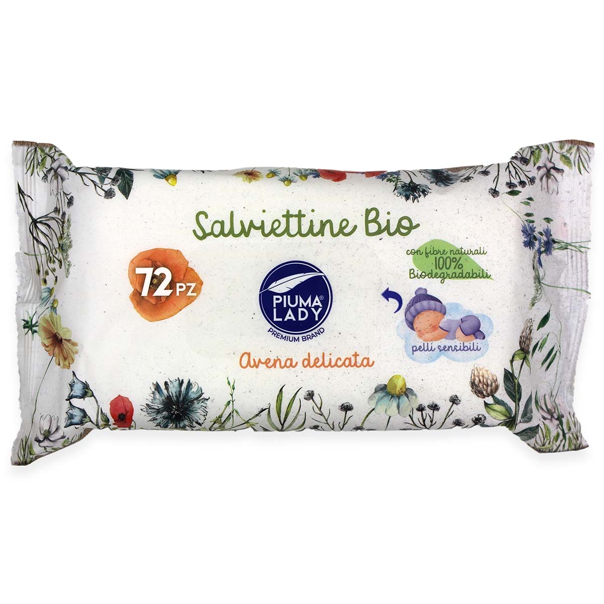 PIUMA LADY BIO BABY WET WIPES 72 TMX - 24 πακ