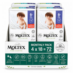 Moltex pure & nature maxi pants Πάνα Βρακάκι no6 16-30kg 18 τεμαχίων