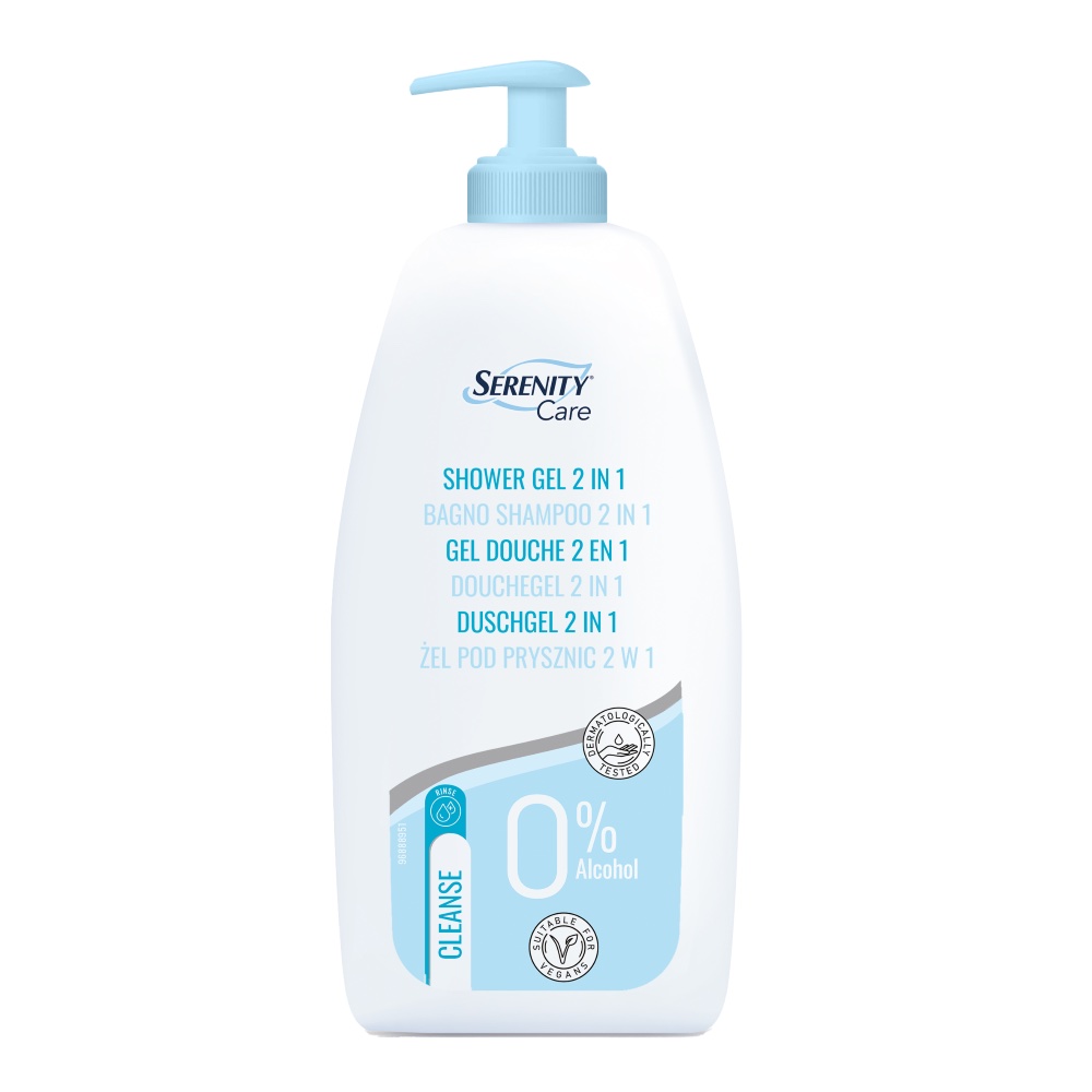 SERENITY CARE SHOWER GEL 2 in 1 500 ml 1 x 12 ΠΑΚ