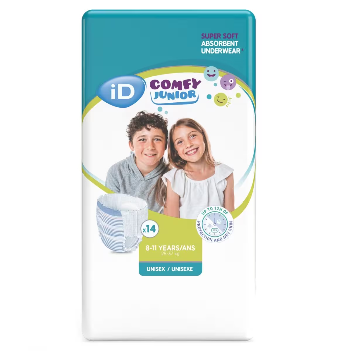 ID COMFY JUNIOR PANTS 8-15 YRS 14 TMX X 8 ΠΑΚ