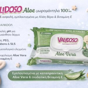 VALIDOSO ALOE Baby Wipes 100TMX